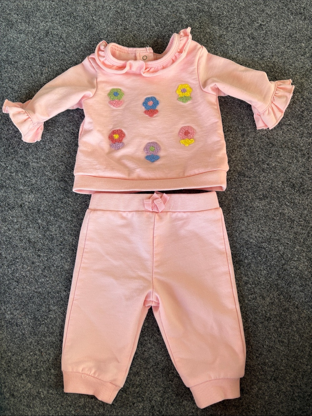 Little Me Pink Infant Bodysuit with Snap Closure